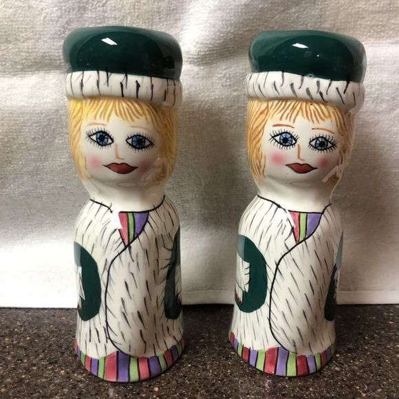 SUSAN PALEY MAGGIE & MARLA SALT & PEPPER SHAKER SET - Picture 2 of 5